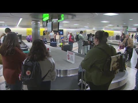 Houstonians return home after Thanksgiving weekend
