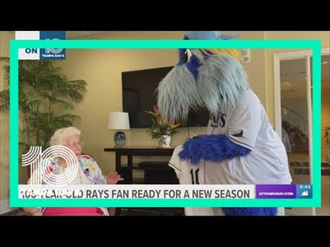 Tampa Bay Rays surprise 106-year-old fan with home game tickets