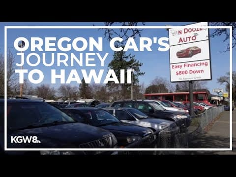 How a stolen car was sold to a Portland dealership, then ended up in Hawaii