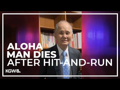 85-year-old man struck, killed in hit-and-run in Aloha