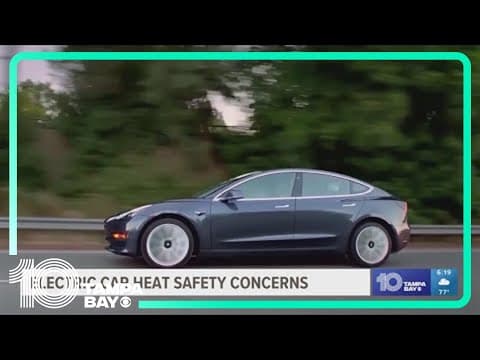 Electric vehicle owners urged to be cautious as new concerns tied to electric vehicles and the heat