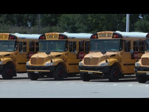 There's a school bus driver shortage across the Houston area