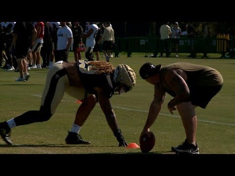 Highlights of Day 6 from the 2024 Saints training camp in California