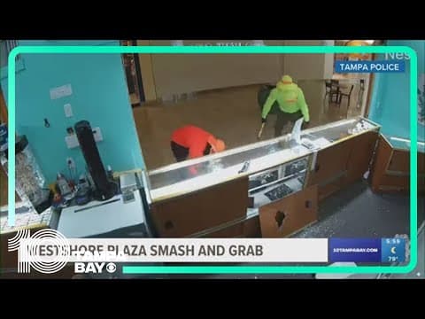 2 people break case, steal jewelry at Westshore Plaza