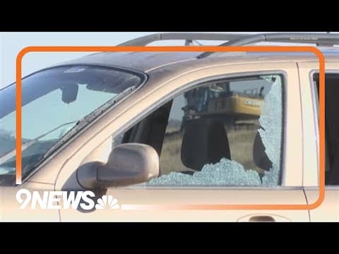 High winds blow out car windows in southern Colorado