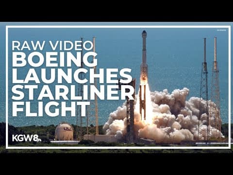 Boeing launches NASA astronauts for the first time