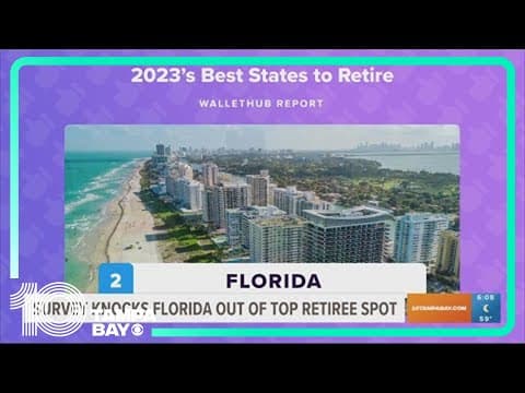 This state knocked Florida out of the top spot for retirees, study says