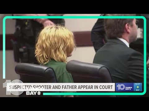 Accused Georgia school shooter, his father appear in court on Friday