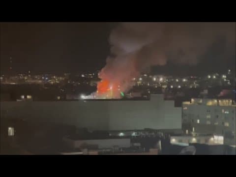Large fire in DC at former firehouse under renovation