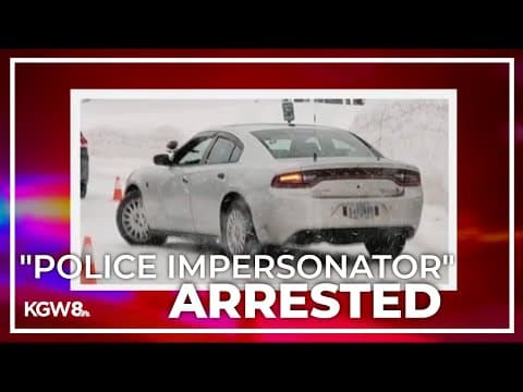 Man arrested at Mount Hood Meadows for allegedly impersonating an officer