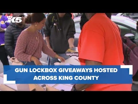 Public Health hosts gun lockbox giveaways across King County on National Gun Violence Awareness Day