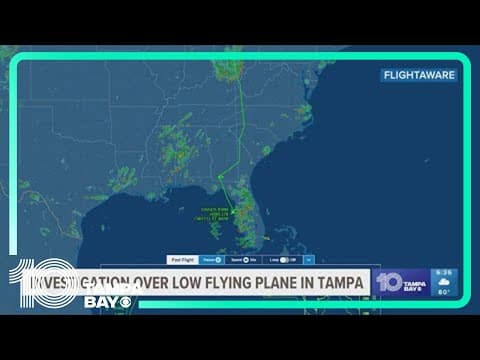 Southwest flight dips to as low as 300 feet above Courtney Campbell Causeway