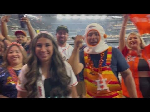 Astros fans revel in the win in Arlington as Houston tops Rangers