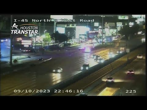2 hospitalized after vehicle crashes into motorcycles on North Freeway