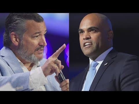 Ted Cruz and Colin Allred virtually tied in US Senate race with 6 weeks until Election Day