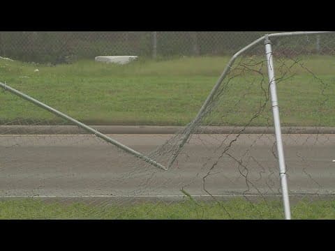 Police search for suspect who cut utility pole