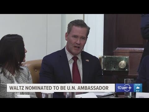 Trump taps national security adviser Waltz for UN envoy in major national security team switch-up