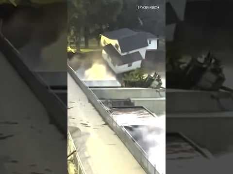 House falls into river near Rapidan Dam