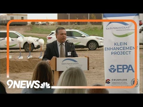 Crews break ground on new water treatment system in south Adams County