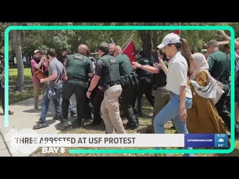 Arrests made at USF during pro-Palestine protests
