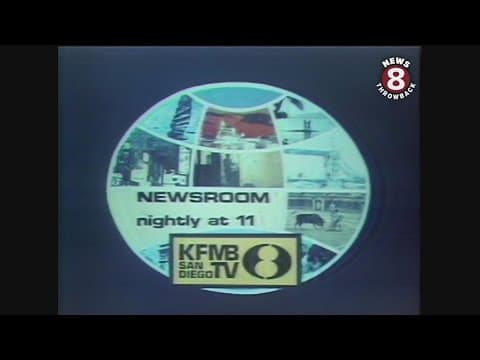 TV 8 San Diego newscast June 24, 1973