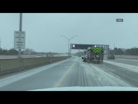 Crews preparing the roads for another round of winter weather