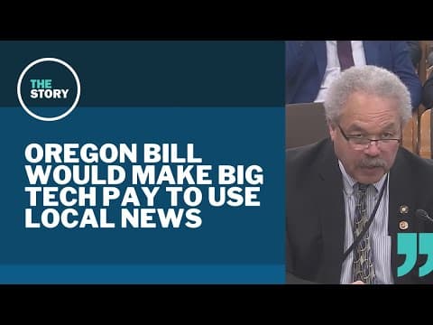 Oregon lawmakers push for tech companies to pay local news outlets for clicks