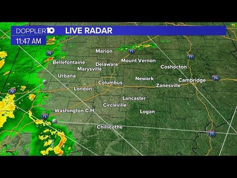 LIVE RADAR: Storms moving through central Ohio
