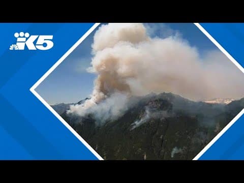 Several trails closed near Glacier Peak due to wildfires sparked by lightning