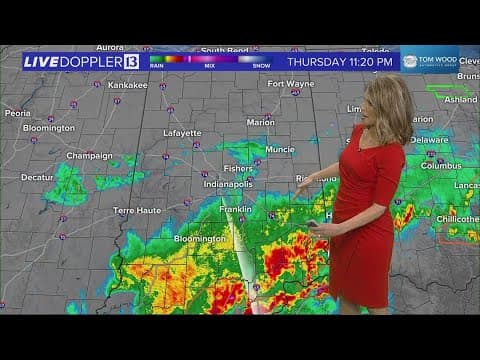Live Doppler 13 forecast | 11pm Update for Thursday, March 14, 2024