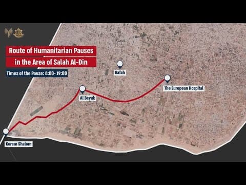 Israel said it will allow humanitarian aid into southern Rafah