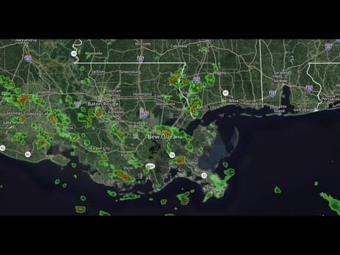 Live: Louisiana radar tracking storms