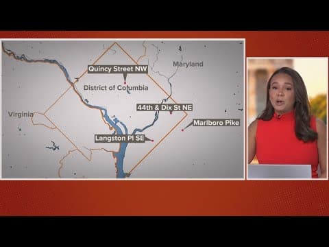 Multiple shootings: Various individuals injured in DC and Prince George's County