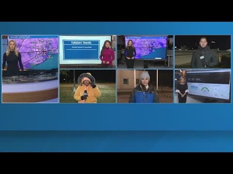KHOU 11 team coverage: Hard freeze, icy roads in Houston lead to school, business closures for today