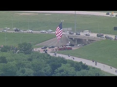 Congressional Medal of Honor motorcade in North Texas