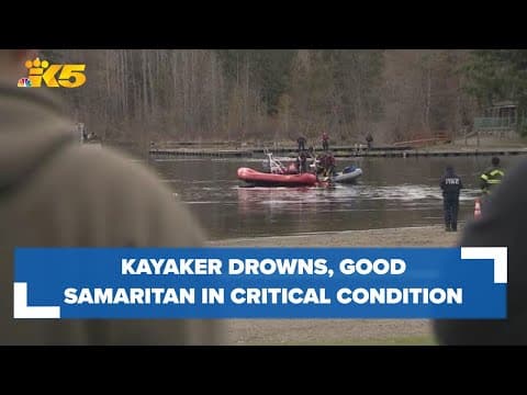 Man dies while kayaking in an Auburn lake, rescuer in critical condition