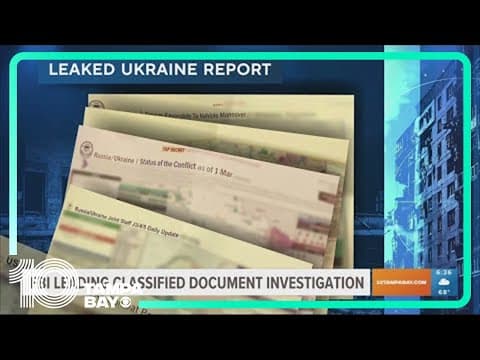 FBI investigates classified document leak