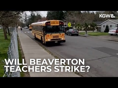 Beaverton teachers not ruling out a strike as contract negotiations persist