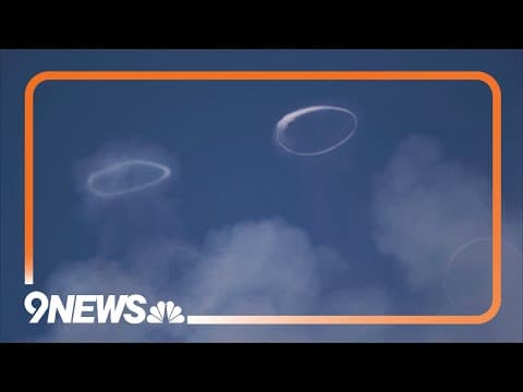 Mount Etna emits smoke rings in Italy sky