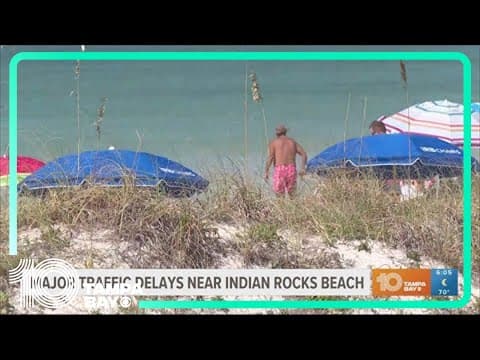Dune restoration at Indian Rocks Beach causing traffic delays
