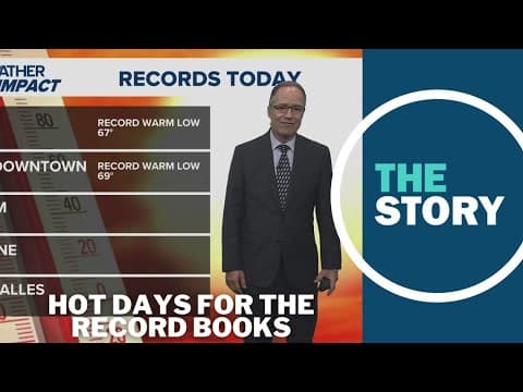 Oregon breaks more records on last triple-digit day of July heat wave