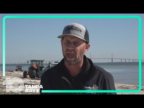Debris cleanup underway in Fort DeSoto Park