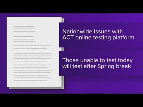 Knox County students experience issues with ACT testing
