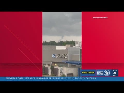 Possible scud cloud raises eyebrows during tornado watch in Montgomery County