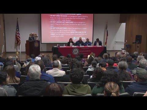 Congresswoman Sylvia Garcia hosts town hall on immigration rights amid deportation concerns