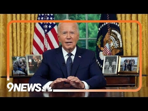 President Biden addresses nation after assassination attempt on former President Trump