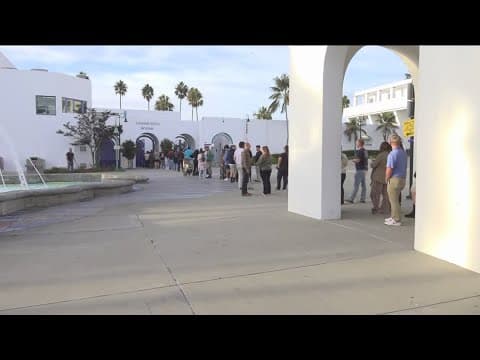 Election Day 2024 | San Diego Mayor race, long lines at polling center in Oceanside