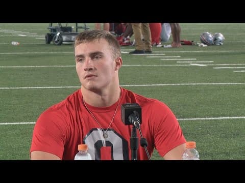 Reid Carrico interview | Ohio State fall camp