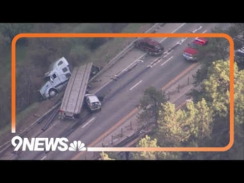 Speed was factor in fatal semi crash on Highway 285, CSP says