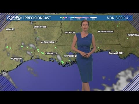 New Orleans Weather: Humidity creeps up, scattered rain ahead